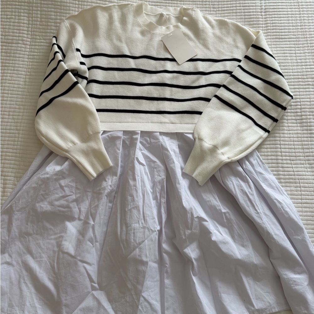 Striped Sweater Dress